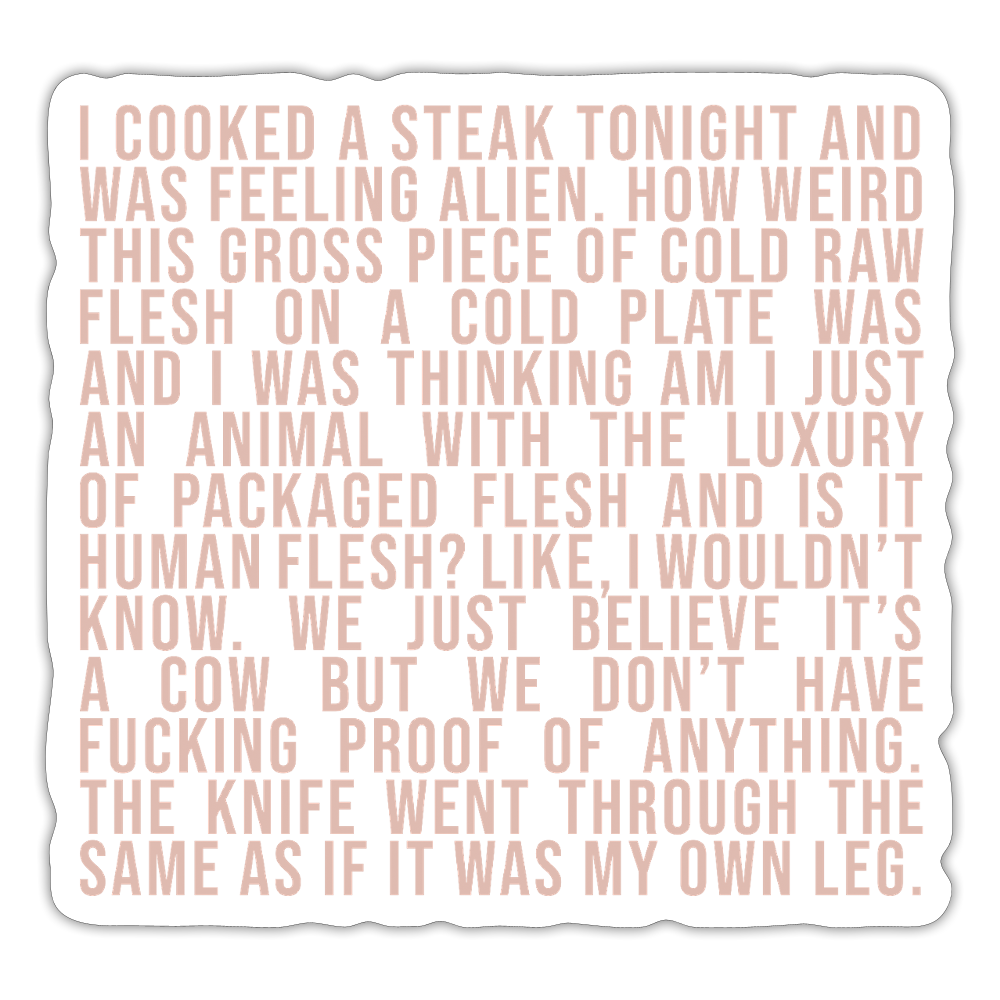 Why Does This Text From My Mom Read Like Poetry Sticker - white matte