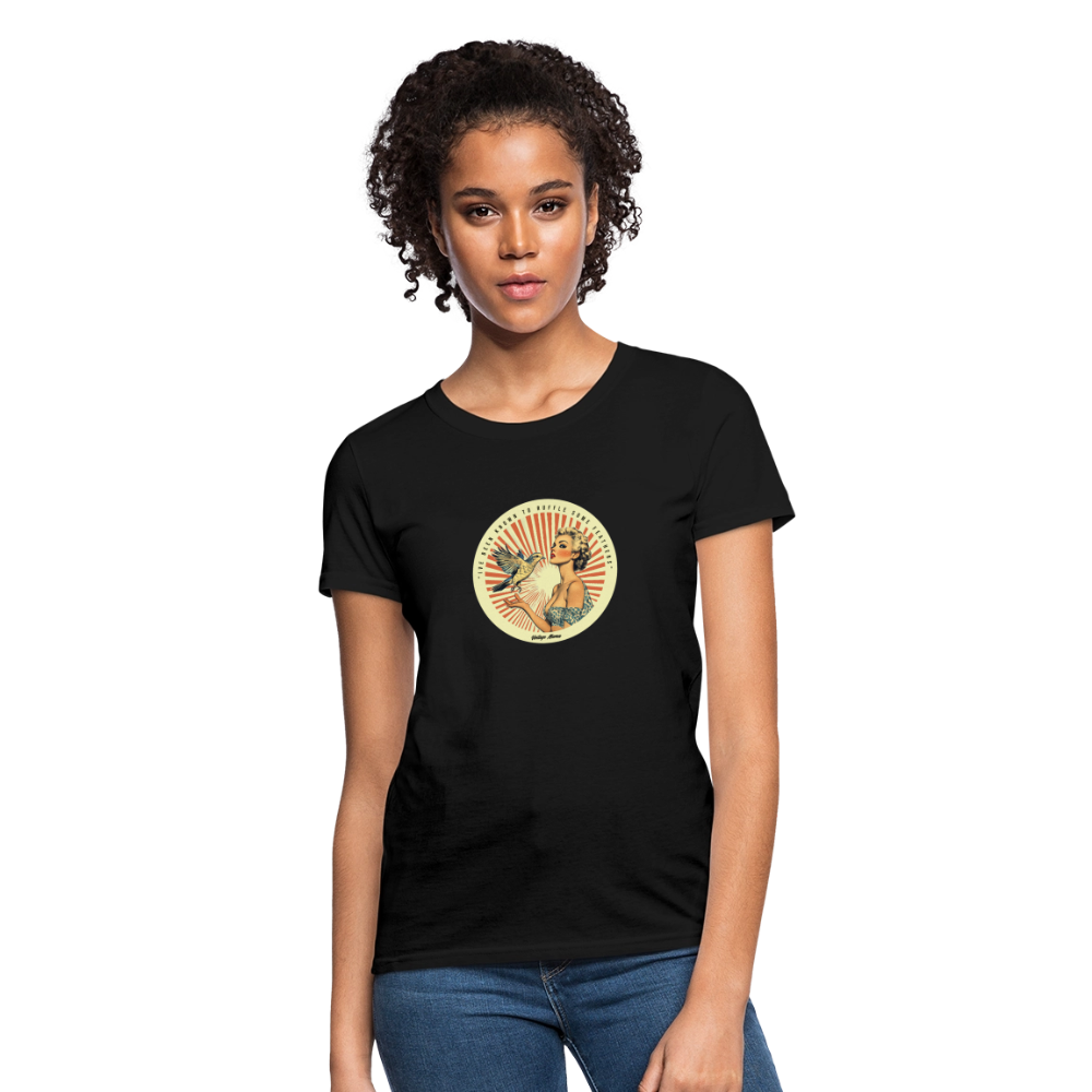 I've Been Known To Ruffle Some Feathers Women's T-Shirt - black