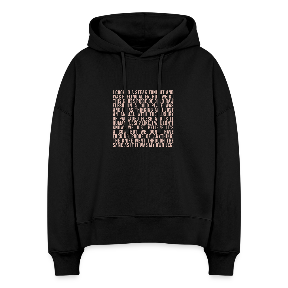 Why Does This Text From My Mom Read Like Poetry? Stanley/Stella Nora Women's Organic Hoodie - black