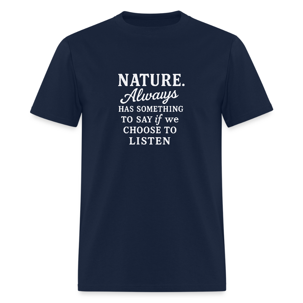 NATURE: WHITE - navy