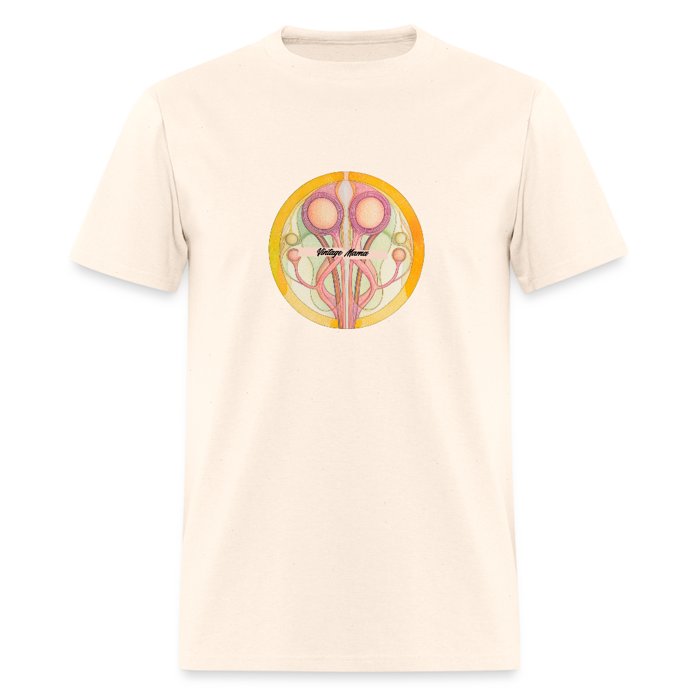 Vintage Mama Inspired by Hilma af Klint Unisex Classic T-Shirt - natural