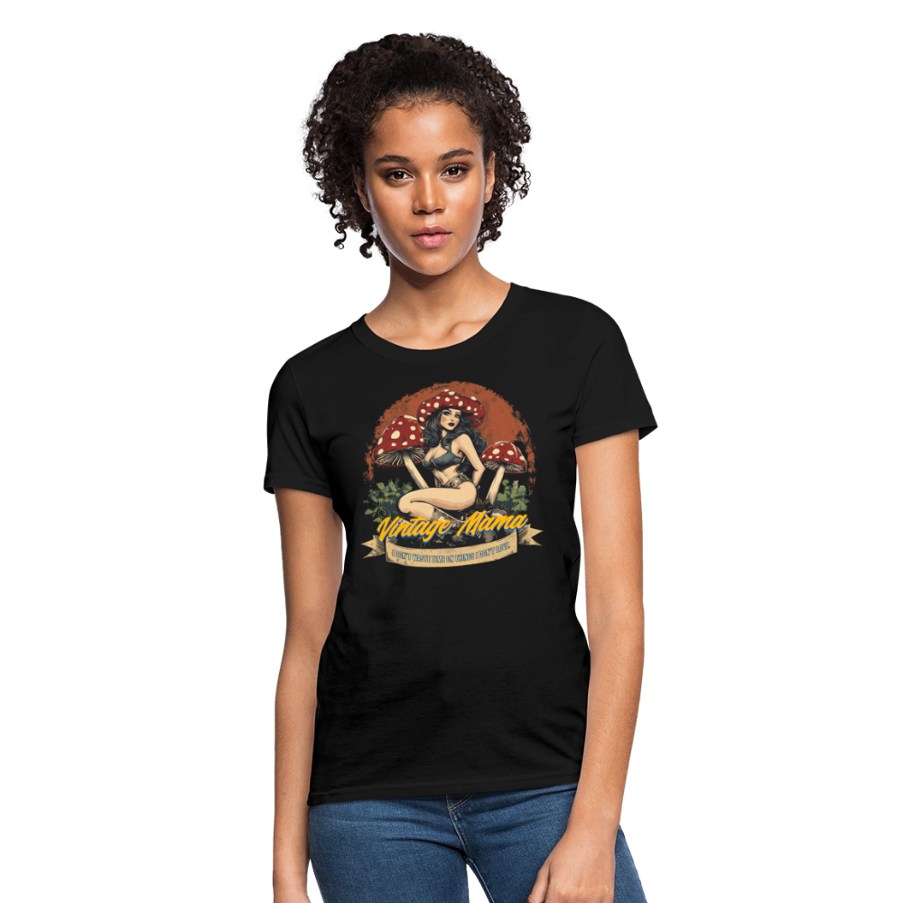 I Don't Waste Time On Things I Don't Love Women's T-Shirt - black