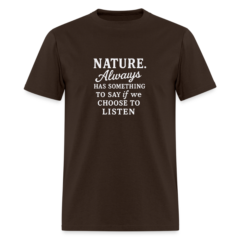 NATURE: WHITE - brown
