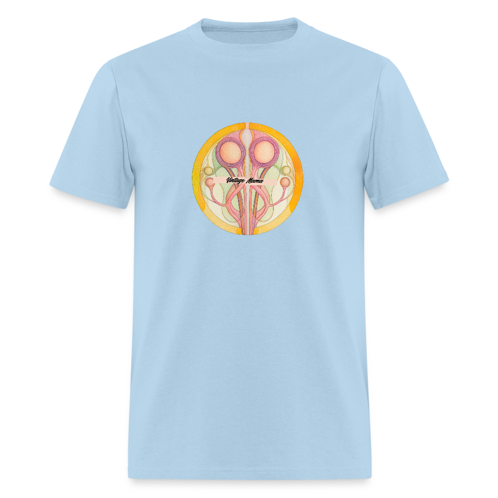 Vintage Mama Inspired by Hilma af Klint Unisex Classic T-Shirt - powder blue
