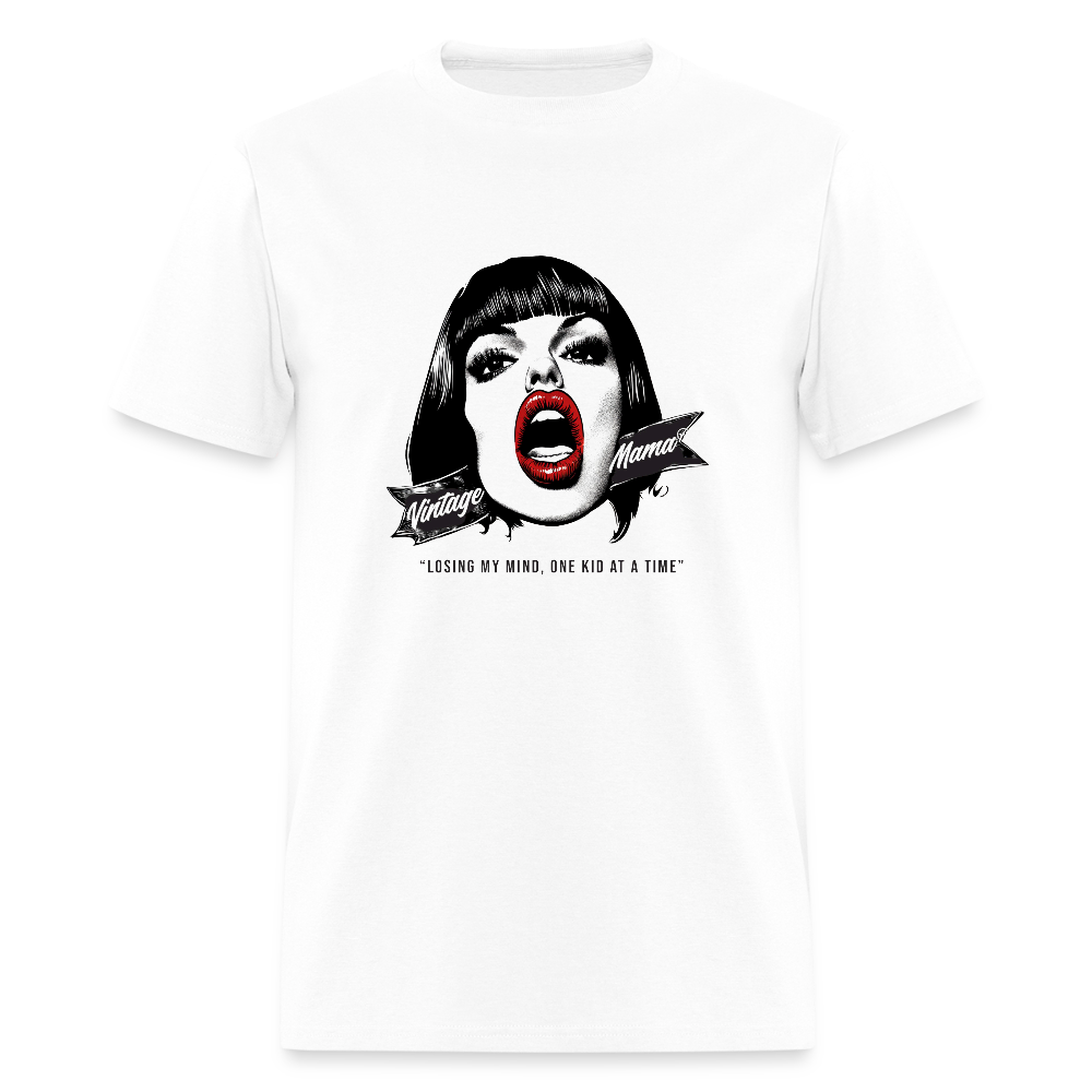 Losing My Mind , One Kid At A Time Unisex Classic T-Shirt - white