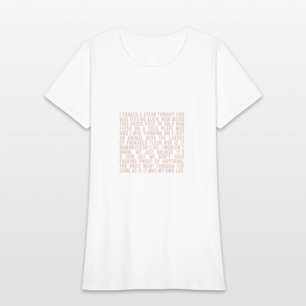 Why Does This Text From My Mom Read Like Poetry? Women's T-Shirt - white