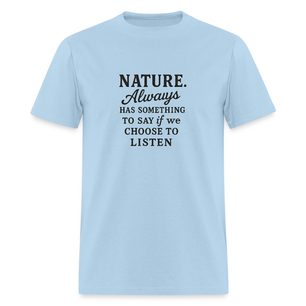 NATURE: BLACK TY-PE - powder blue