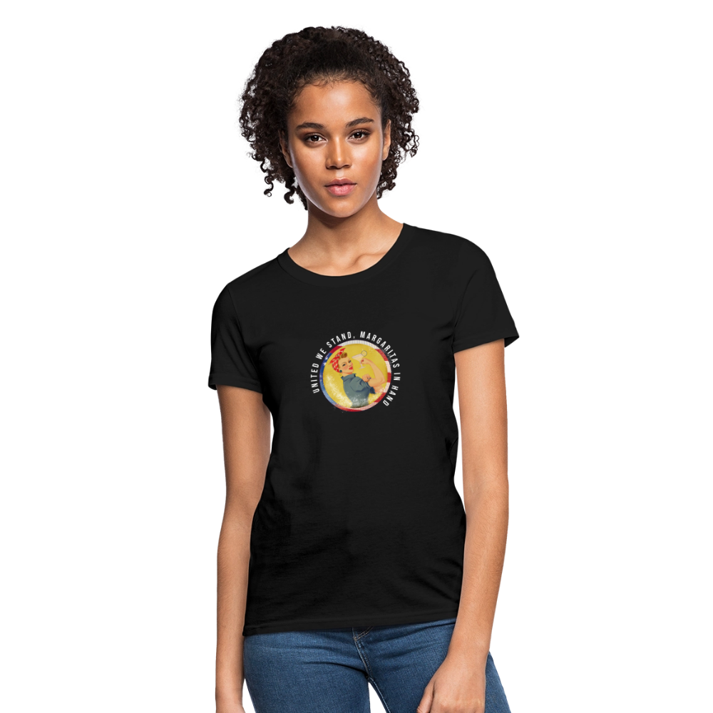 United We Stand , Margaritas In Hand Women's T-Shirt - black