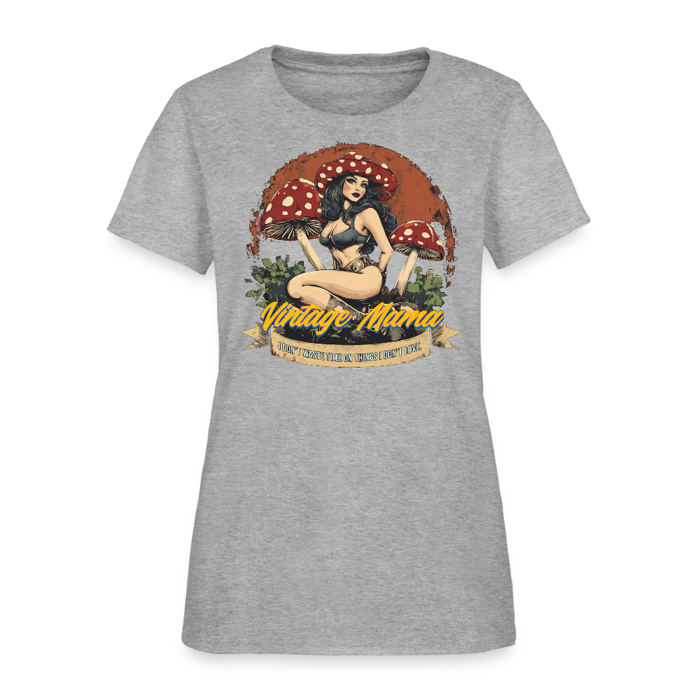 I Don't Waste Time On Things I Don't Love Women's T-Shirt - heather gray