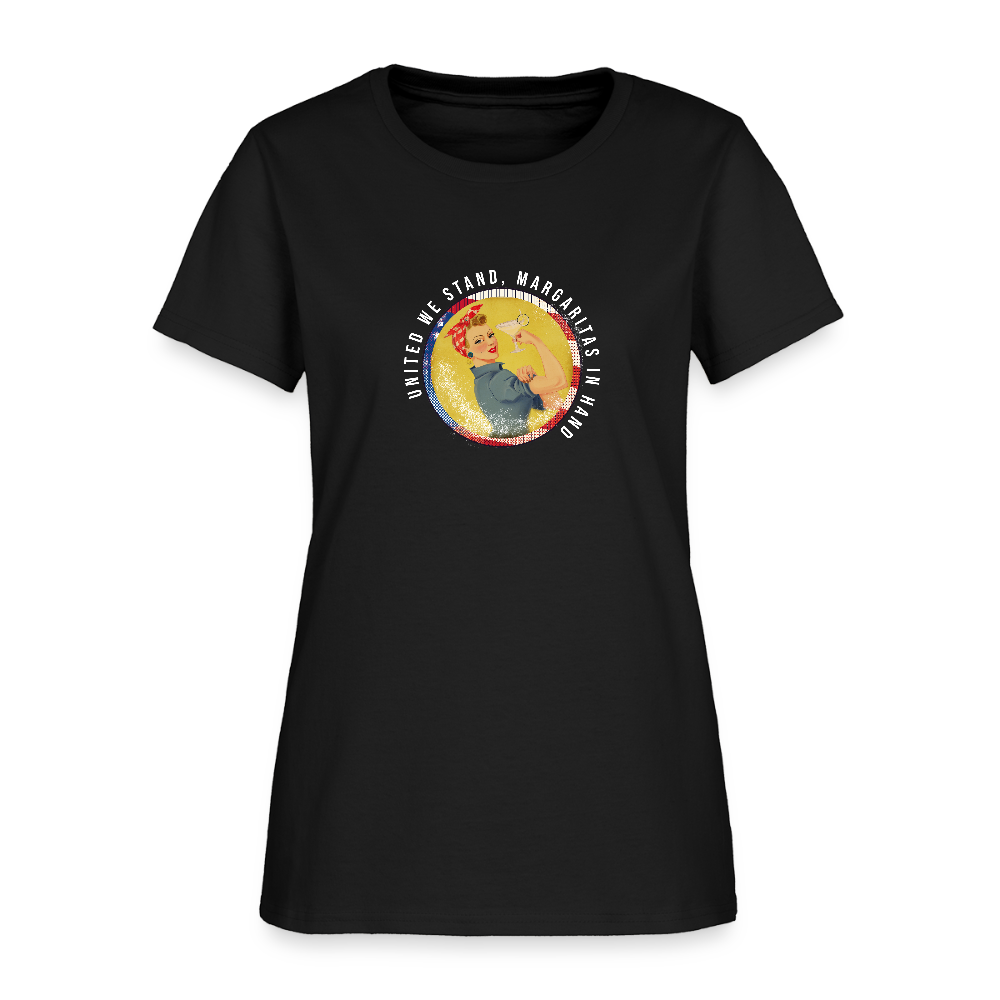 United We Stand , Margaritas In Hand Women's T-Shirt - black