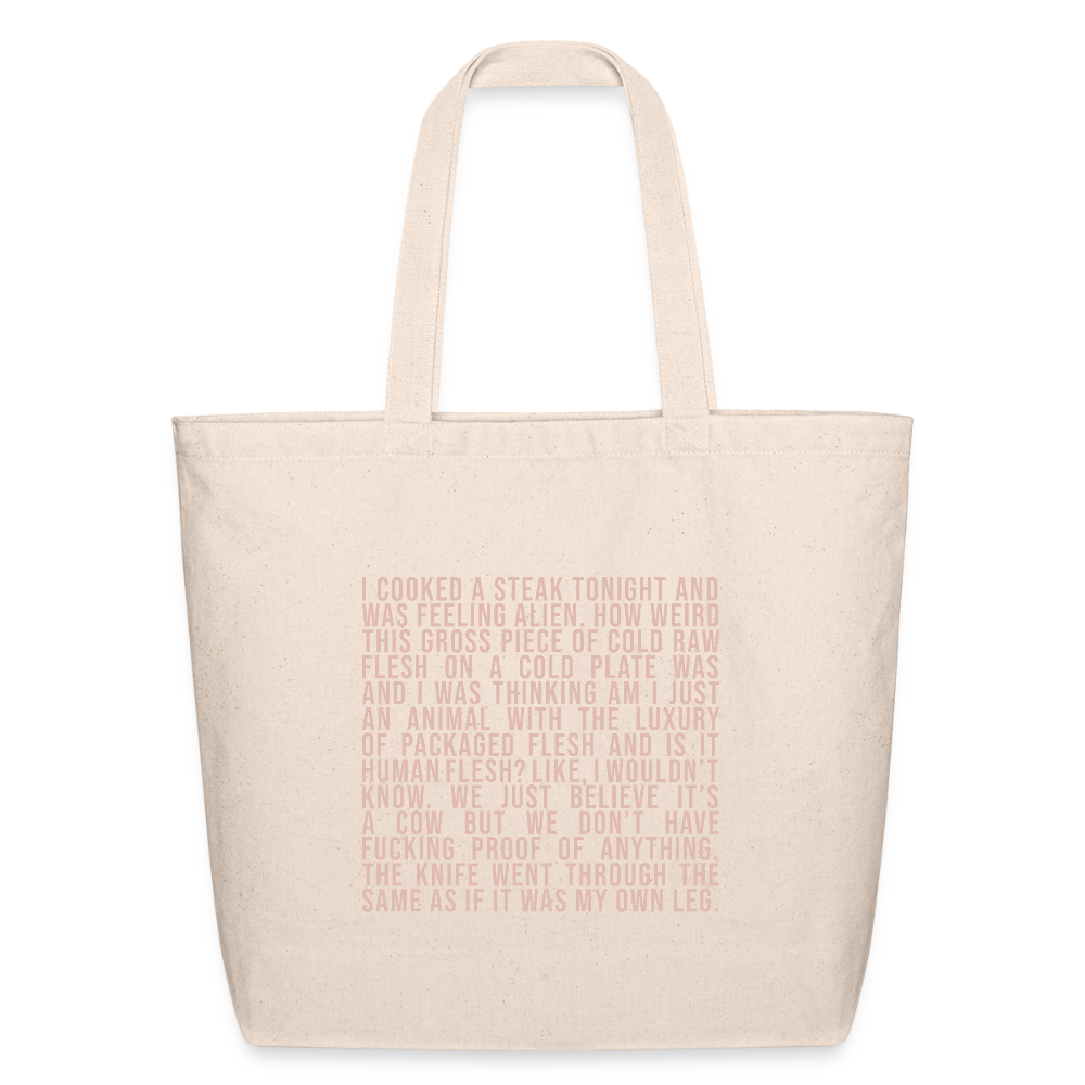 Why Does This Text From My Mom Read Like Poetry? Eco-Friendly Cotton Tote - natural