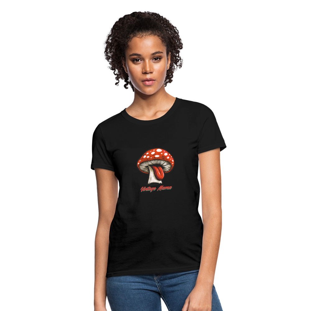 Mushy Tongue Women's T-Shirt - black