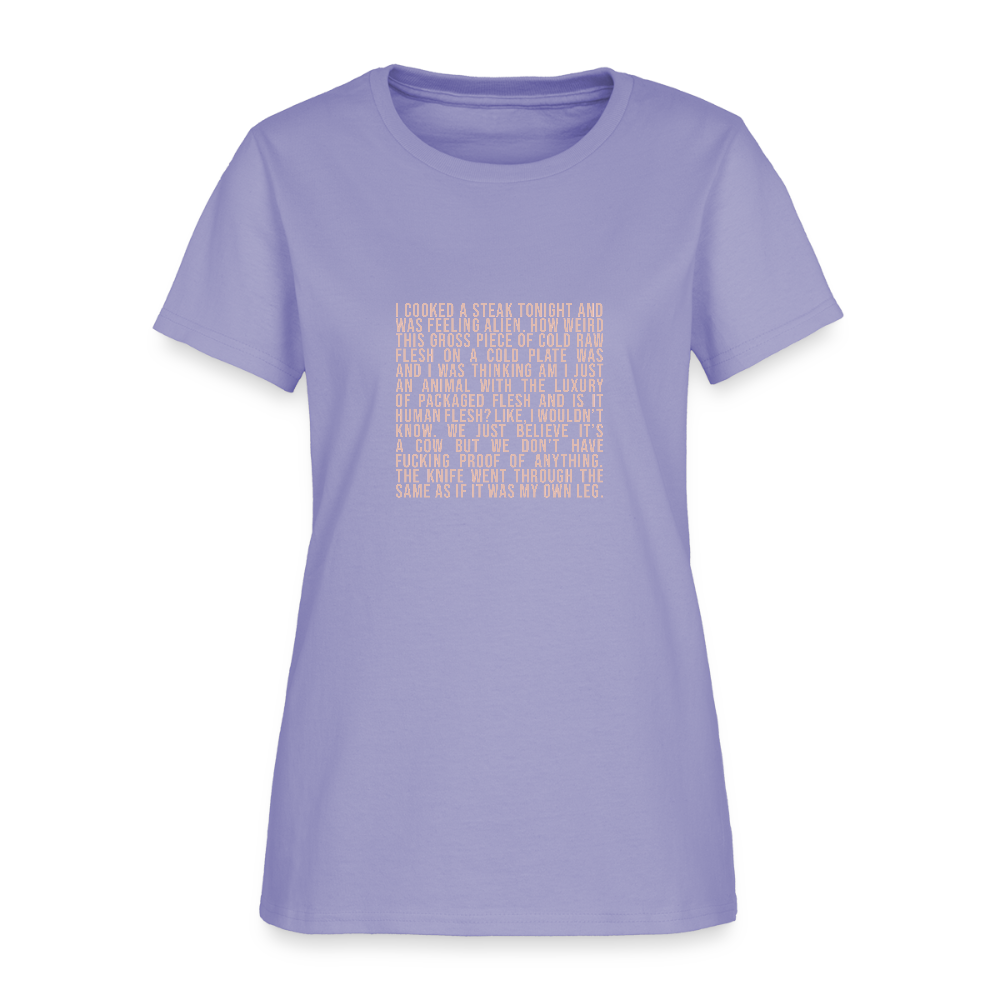 Why Does This Text From My Mom Read Like Poetry? Women's T-Shirt - lavender