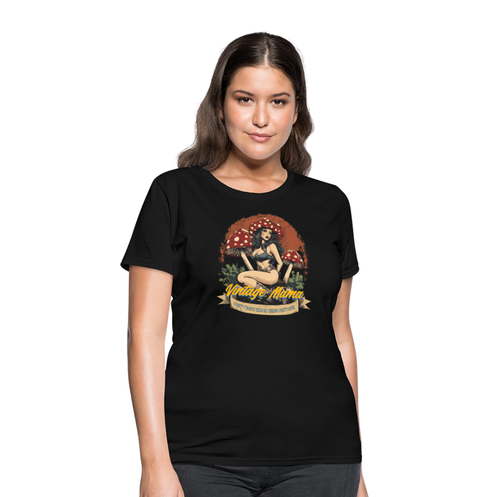 I Don't Waste Time On Things I Don't Love Women's T-Shirt - black