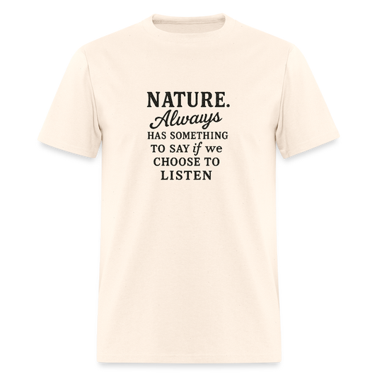 NATURE: BLACK TY-PE - natural