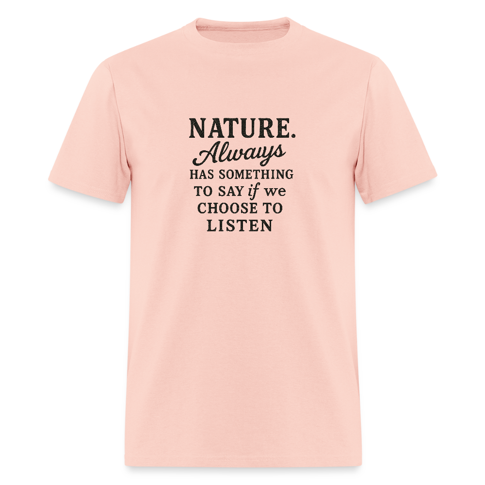 NATURE: BLACK TY-PE - blush pink