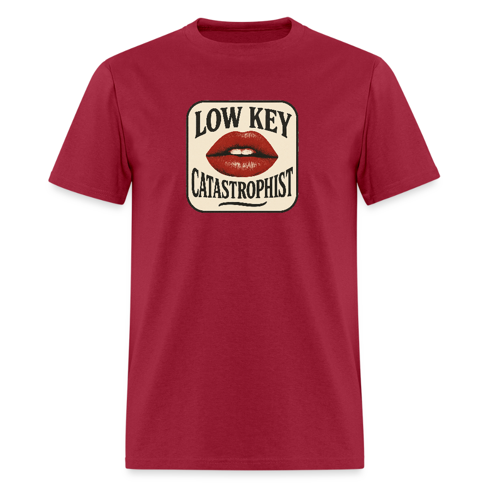 LOW KEY CATASTROPHIST - dark red