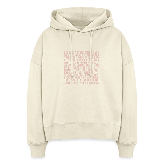 Why Does This Text From My Mom Read Like Poetry? Stanley/Stella Nora Women's Organic Hoodie - natural raw