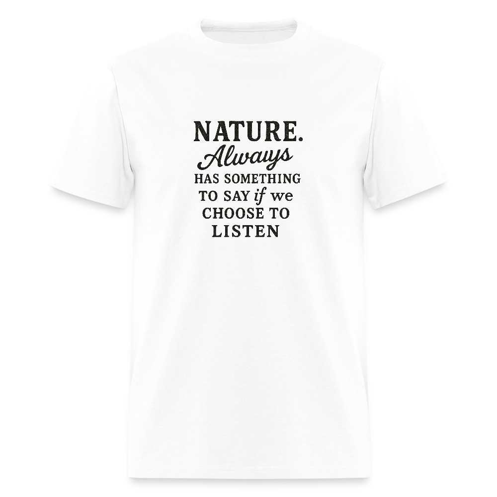 NATURE: BLACK TY-PE - white
