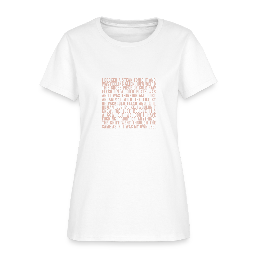 Why Does This Text From My Mom Read Like Poetry? Women's T-Shirt - white