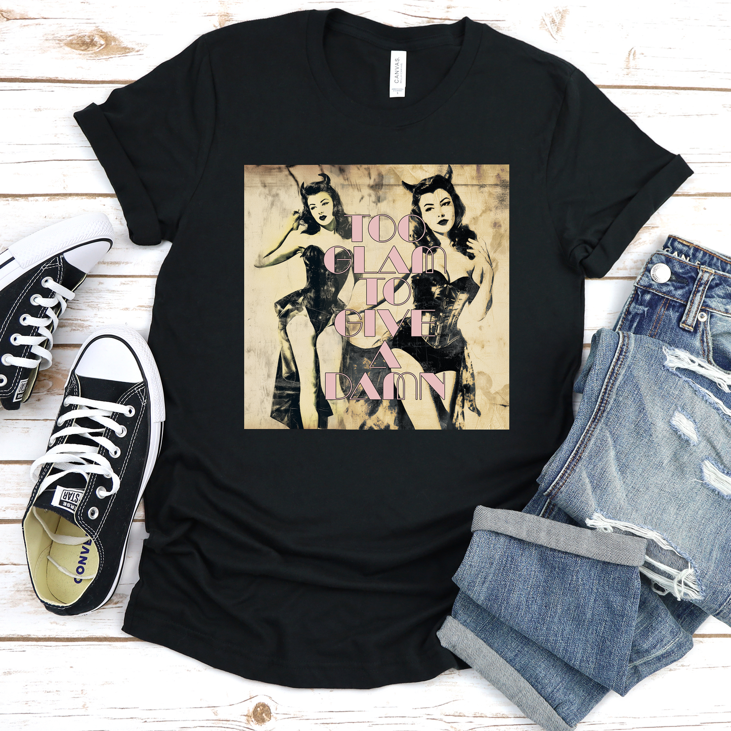 Too Glam To Give A Damn Unisex Classic T-Shirt
