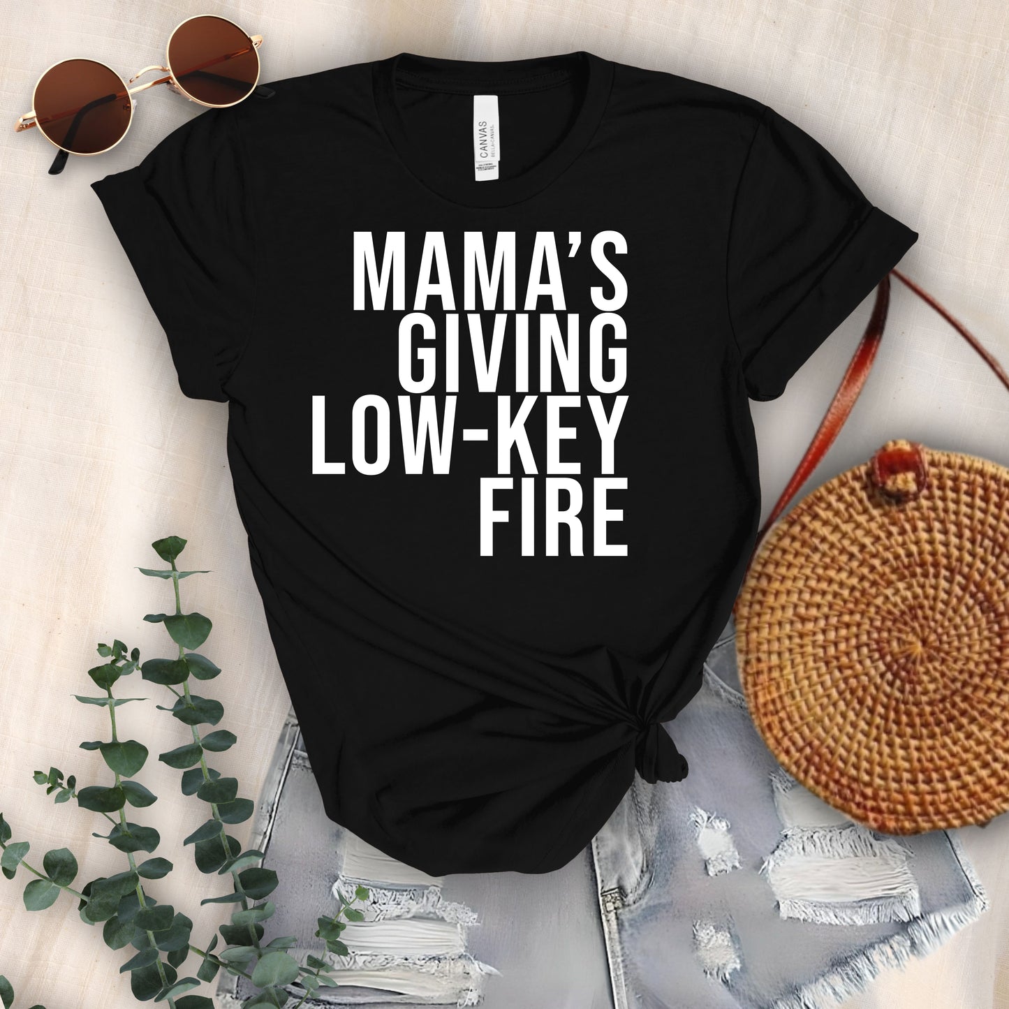 MAMA's GIVING LOW-KEY FIRE Unisex Classic T-Shirt