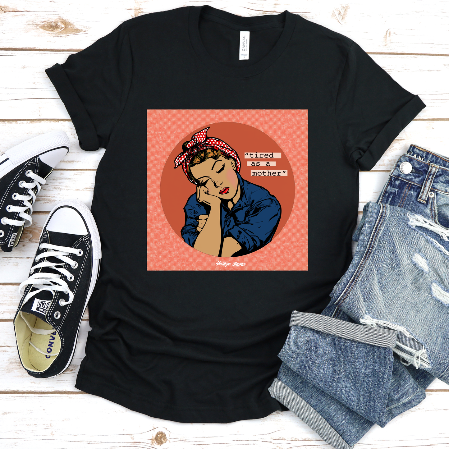 Tired As A Mother Unisex Classic T-Shirt