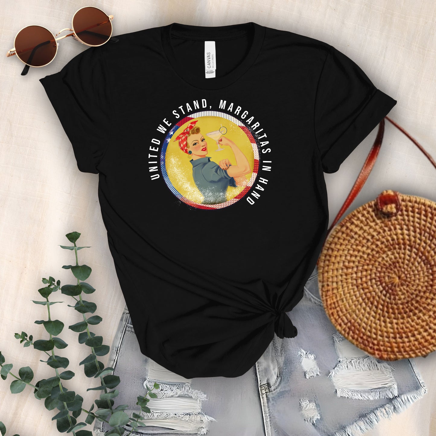 United We Stand , Margaritas In Hand Unisex Classic T-Shirt