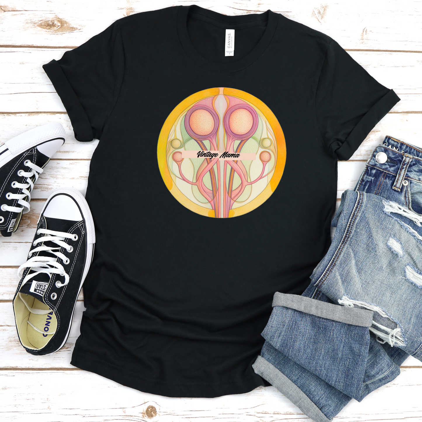 Vintage Mama Inspired by Hilma af Klimt Unisex Classic T-Shirt