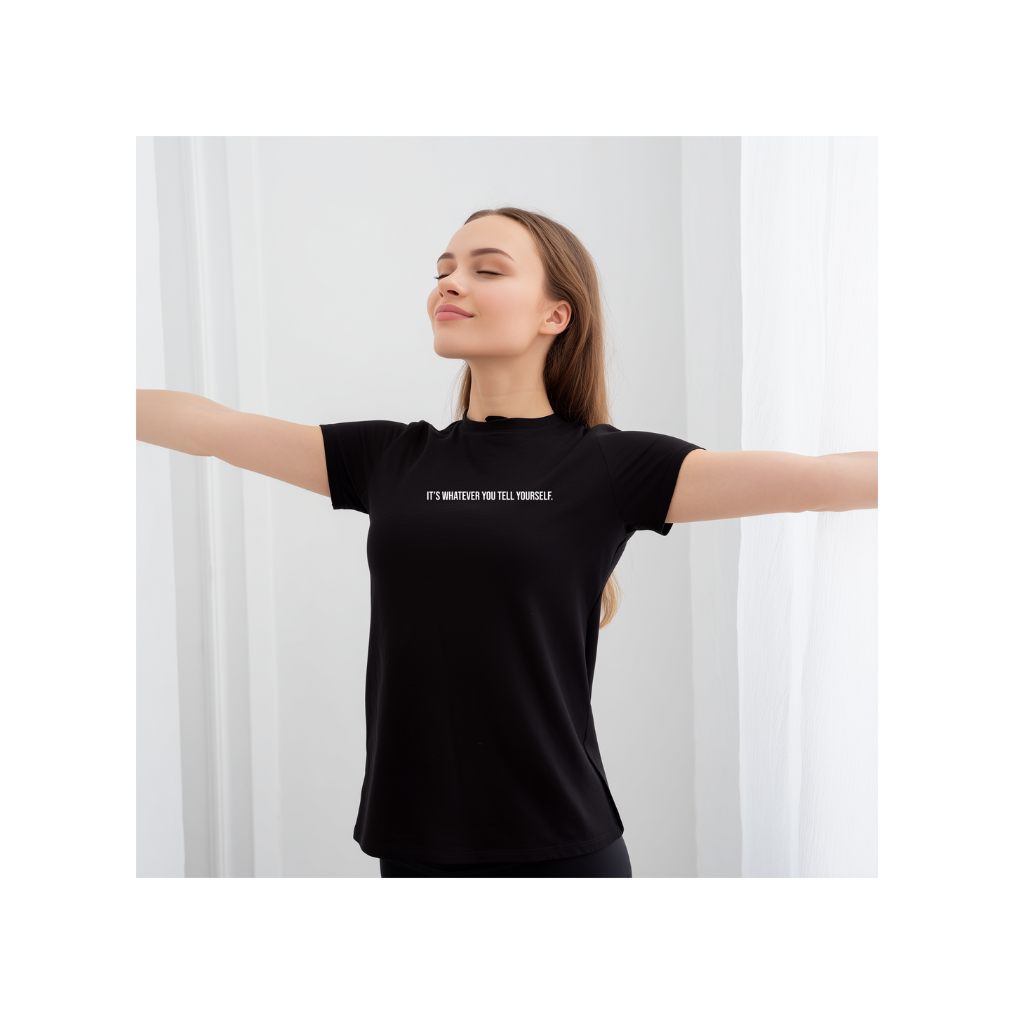 It's Whatever You Tell Yourself Contrast Hoodie