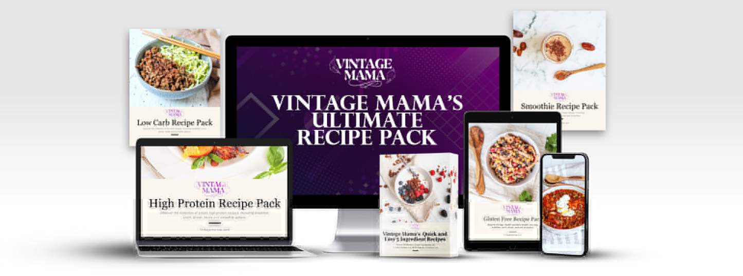 VIntage Mama's Ultimate Recipe Bundle