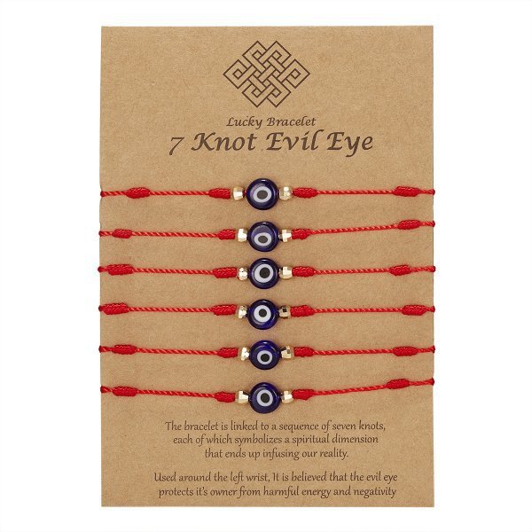 New 7-knot Evil Eye Bracelet