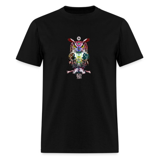 Owl Power Unisex Classic T-Shirt - black