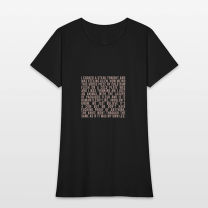 Why Does This Text From My Mom Read Like Poetry? Women's T-Shirt - black