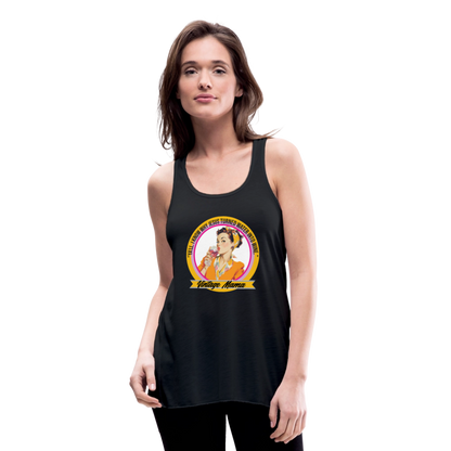 Water Into Wine Women's Flowy Tank Top by Bella - black