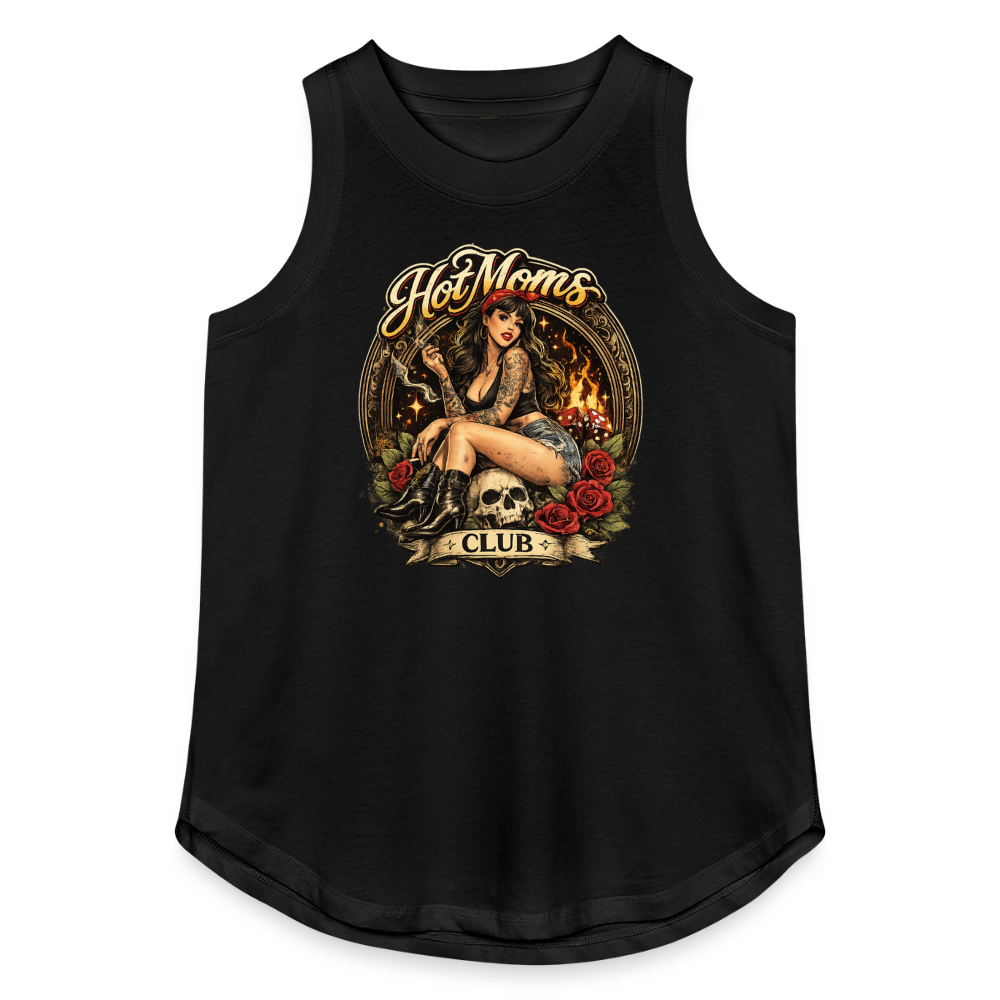 Hot Mama's Club Women's Relaxed Tank Top - black