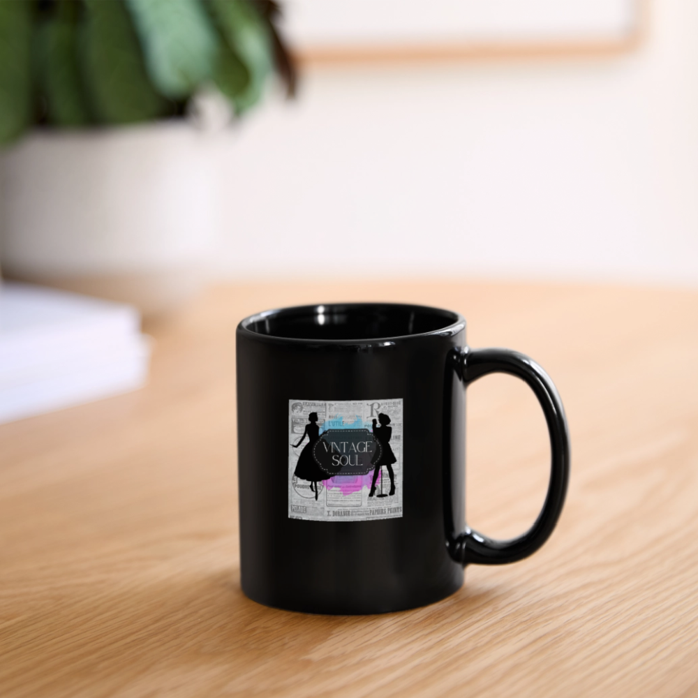 Vintage SoulFull Color Mug - black