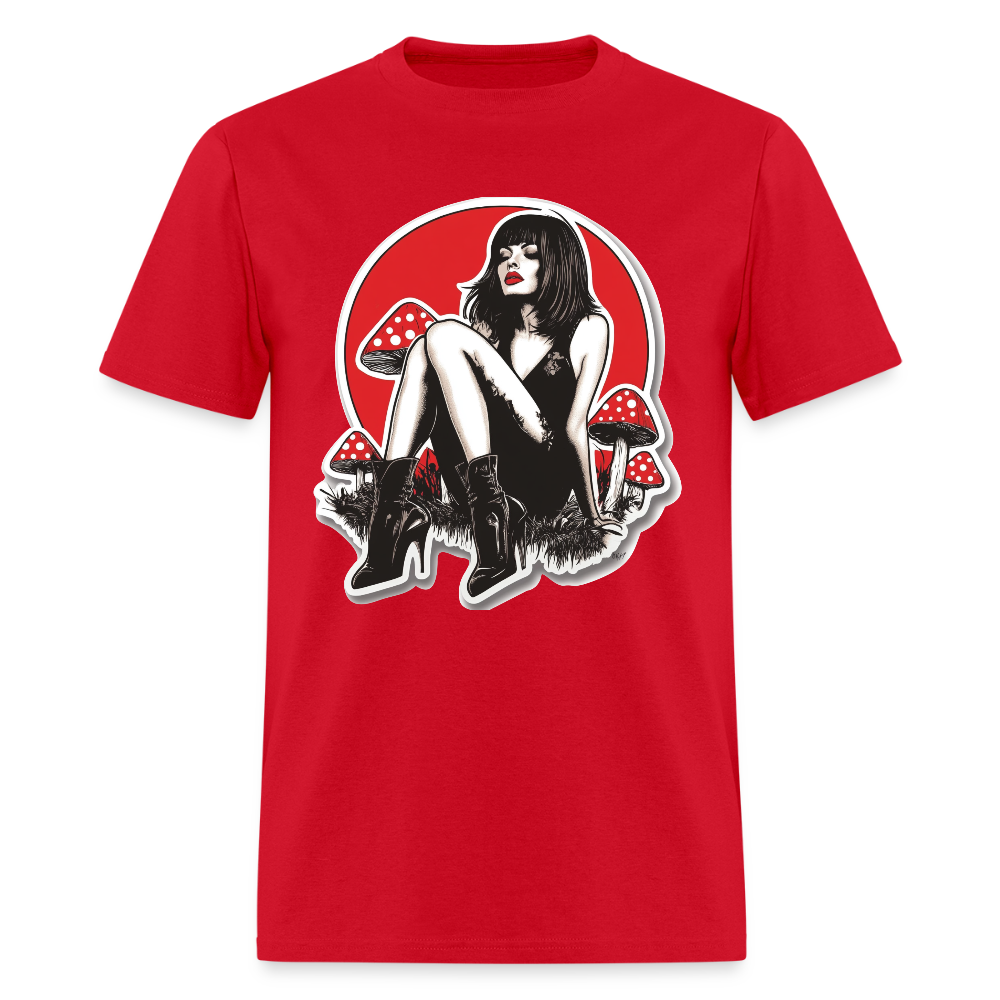 Mushy Boots Unisex Classic T-Shirt - red