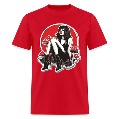 Mushy Boots Unisex Classic T-Shirt - red