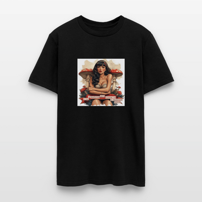 I'm Just A Mushroom Girl Unisex Classic T-Shirt - black