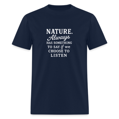 NATURE: WHITE - navy