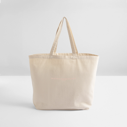 Why Does This Text From My Mom Read Like Poetry? Eco-Friendly Cotton Tote - natural