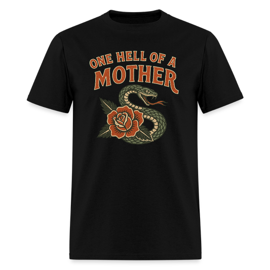 ONE HELL OF A MOTHER: SNAKE ROSE - black