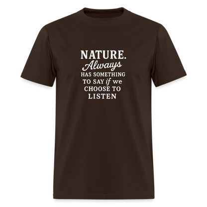 NATURE: WHITE - brown
