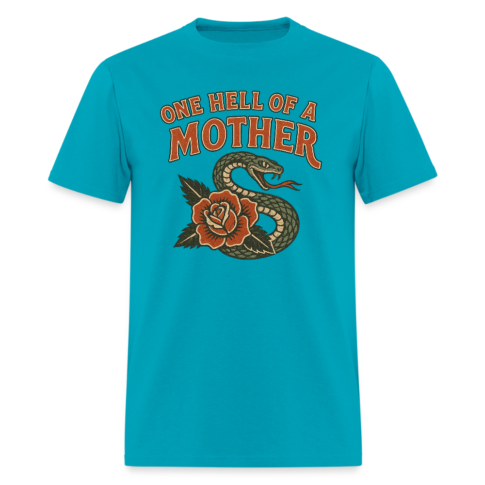 ONE HELL OF A MOTHER: SNAKE ROSE - turquoise