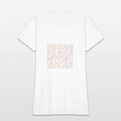 Why Does This Text From My Mom Read Like Poetry? Women's T-Shirt - white