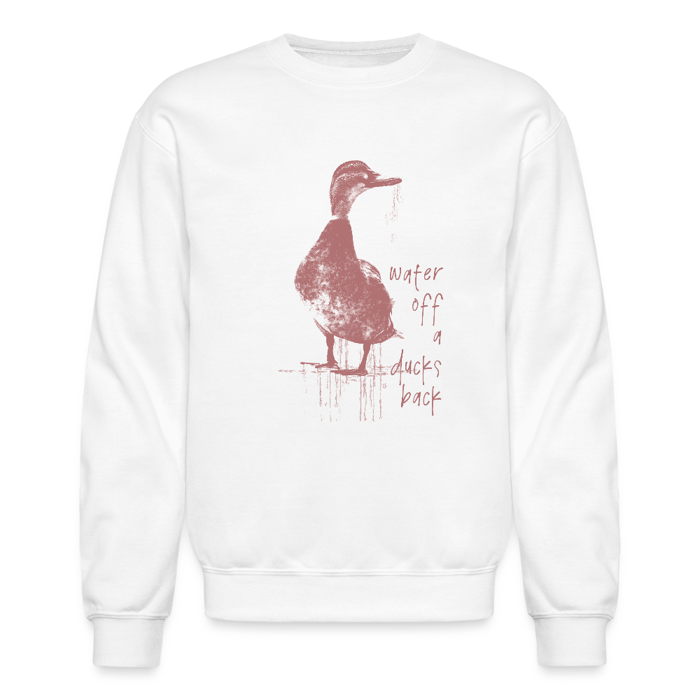 WATER OFF A DUCK'S BACK - white