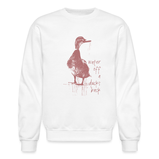 WATER OFF A DUCK'S BACK - white