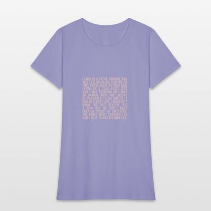 Why Does This Text From My Mom Read Like Poetry? Women's T-Shirt - lavender