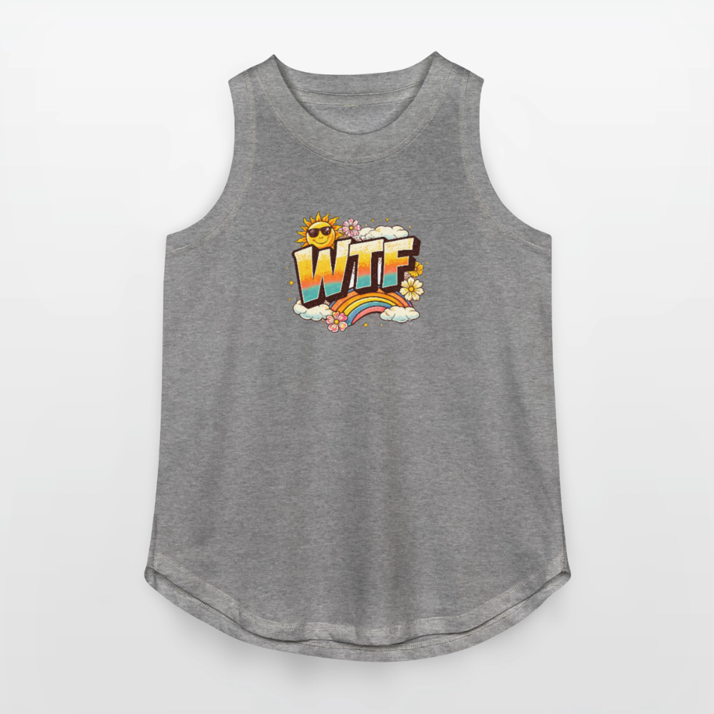 WTF RELAXED TANK - granite heather 